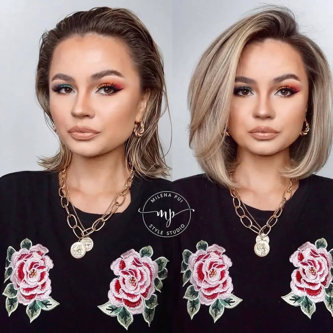 layered long bob haircut