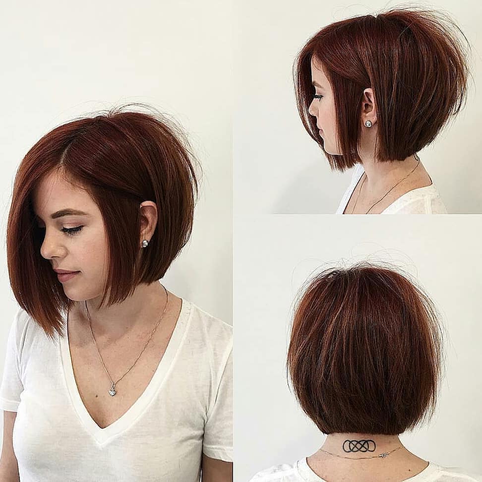 mahogany graduated bob