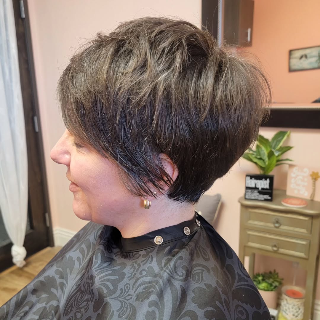 textured pixie bob
