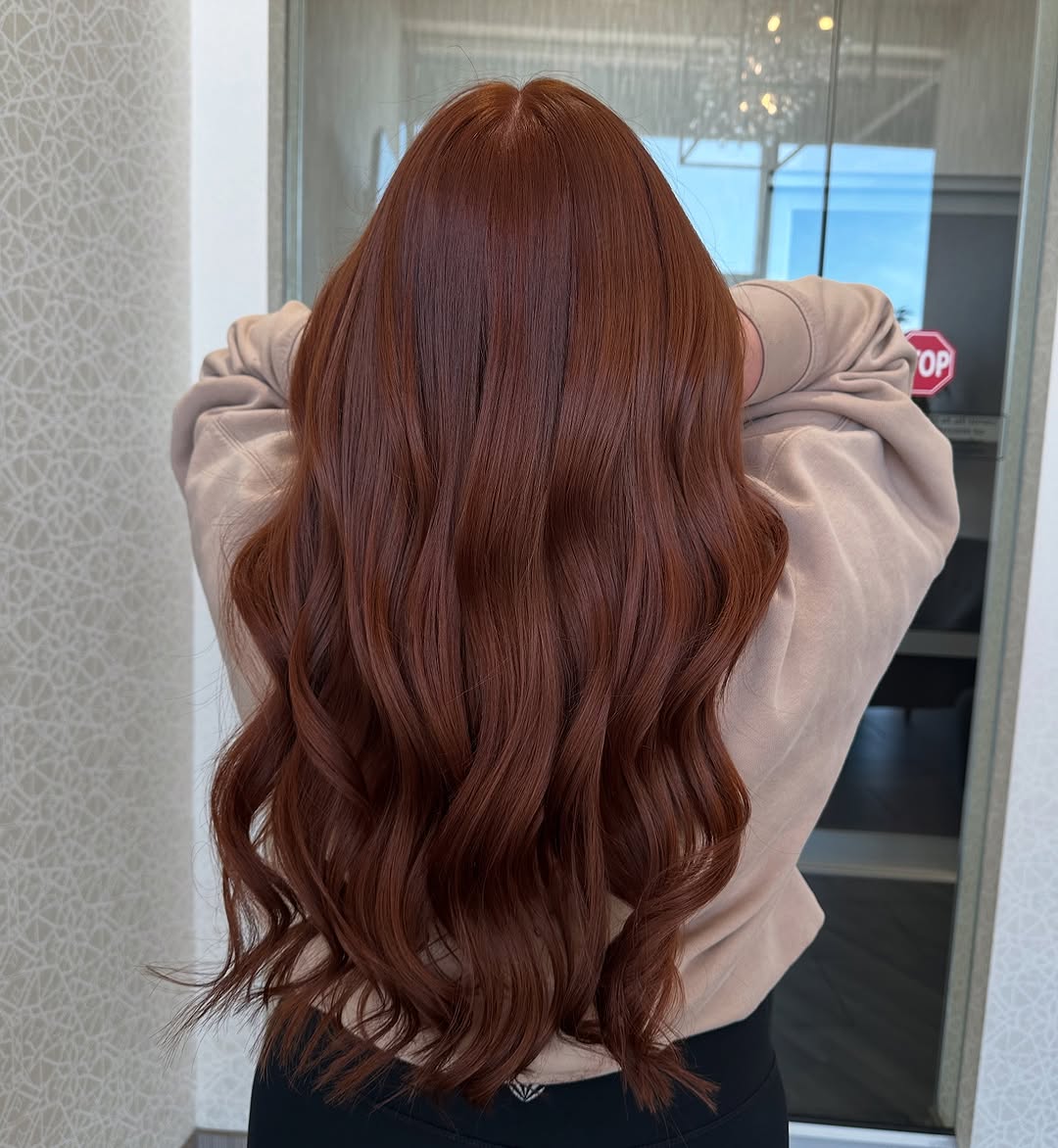 chocolate red hair
