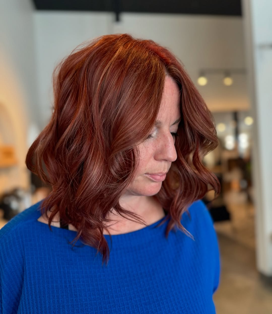 dimensional red copper hair color