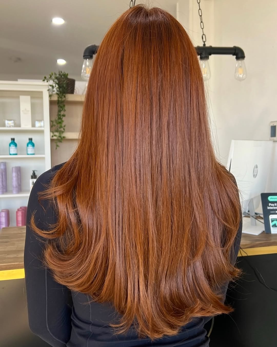 light reddish brown hair