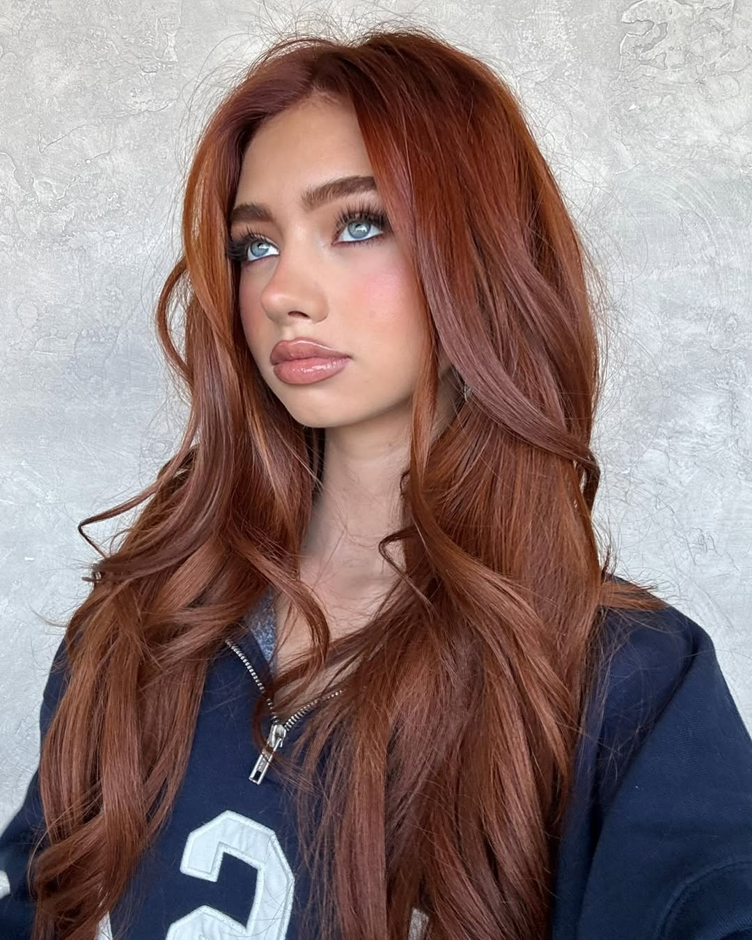 mahogany auburn brown hair