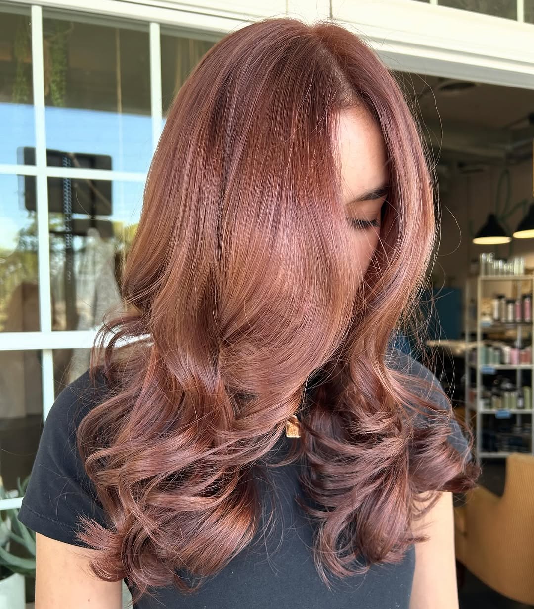 rose cowboy copper bouncy blowout