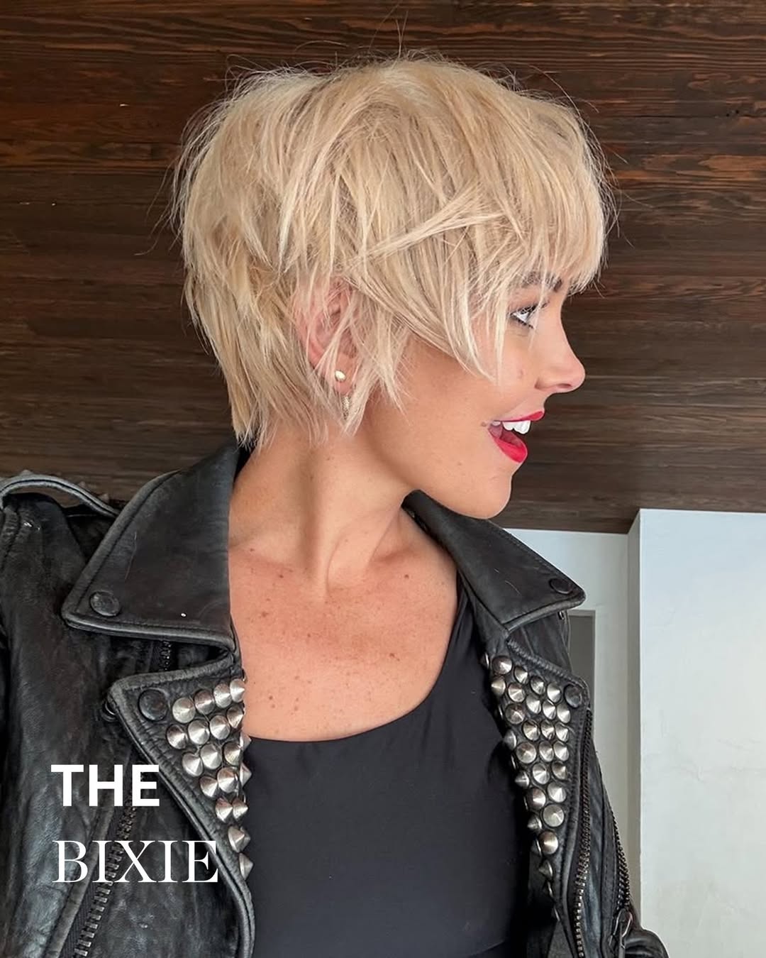 bixie haircut for round face