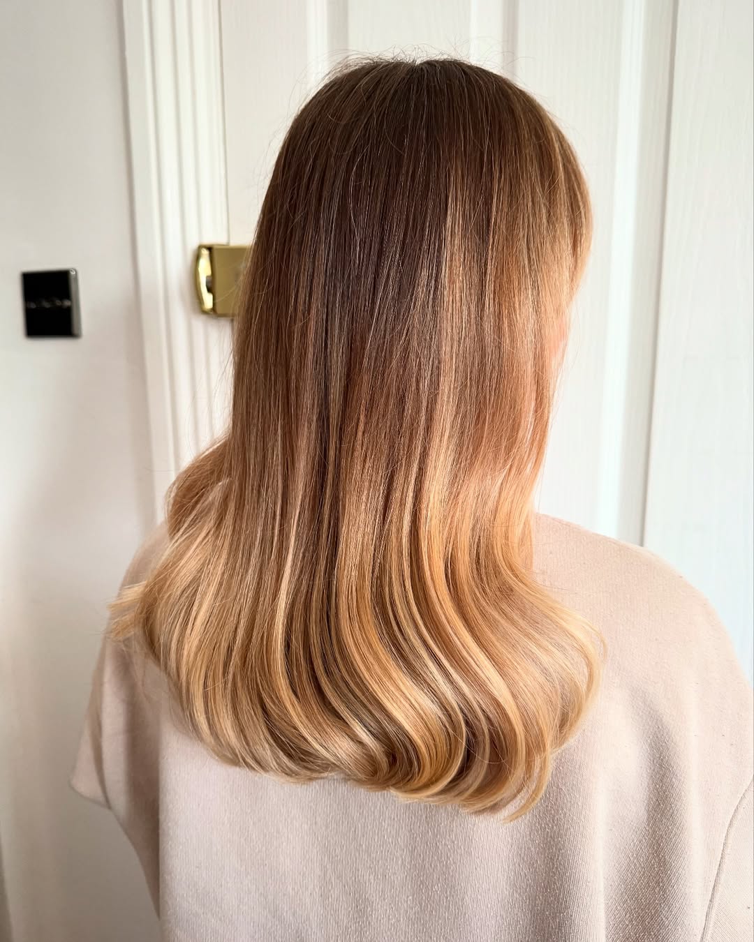 honey blonde color melt