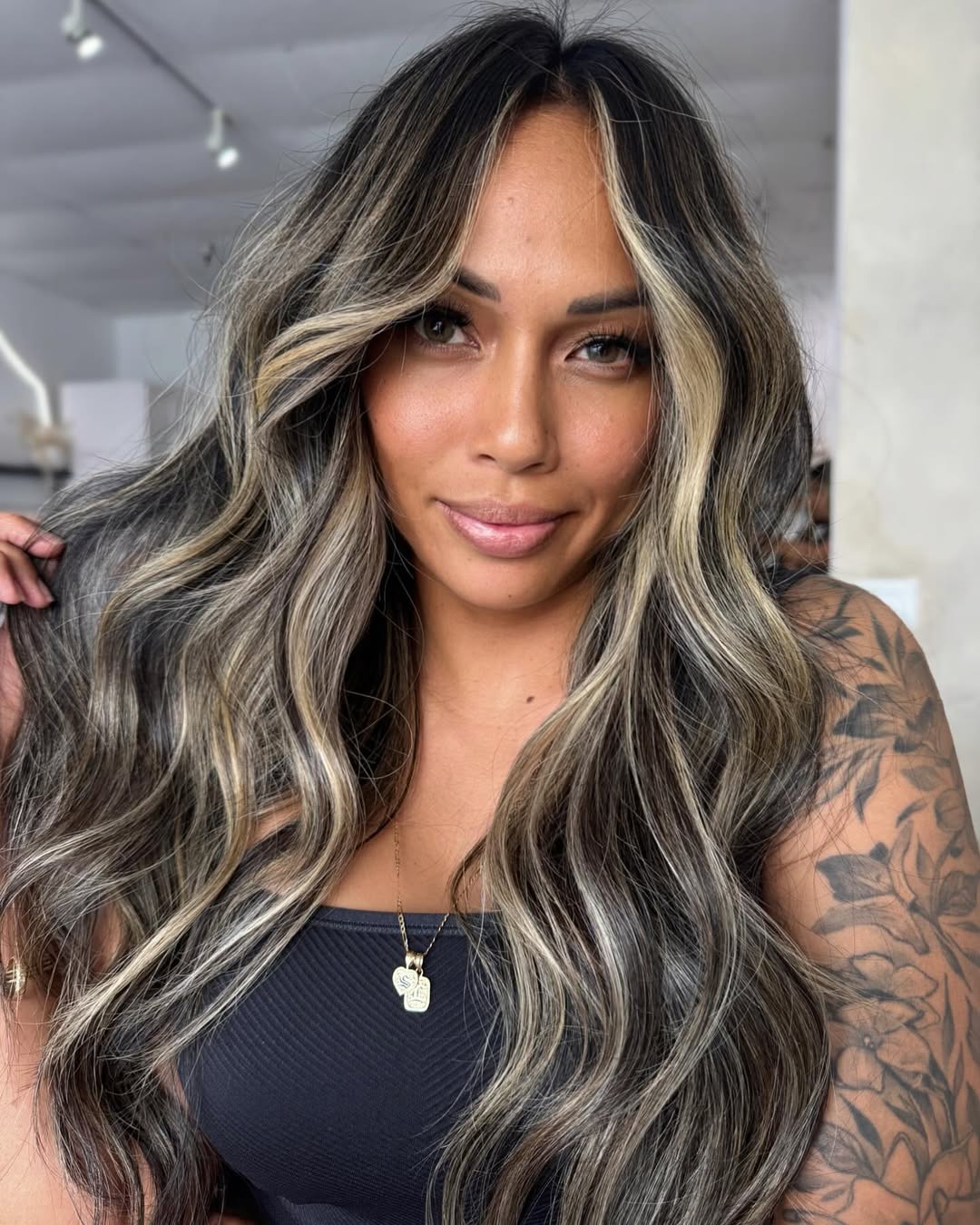 dimensional sunkissed blonde balayage