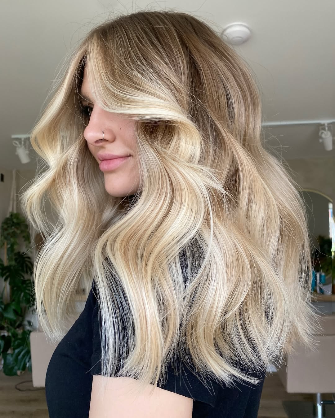 lived-in light blonde balayage