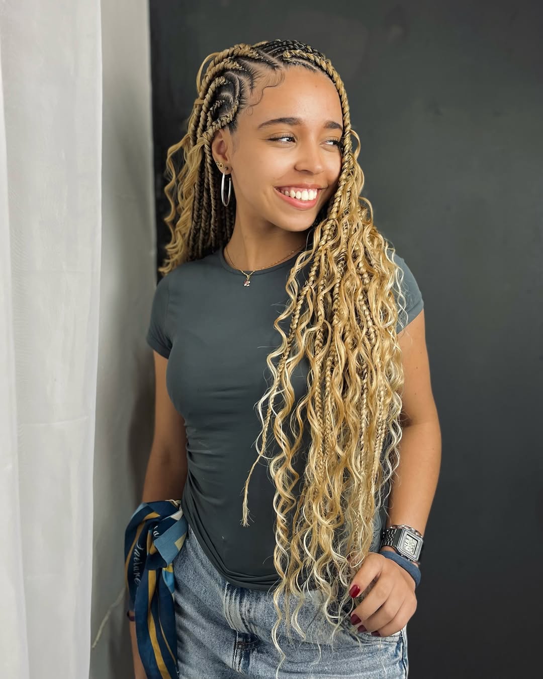 Fulani goddess braids