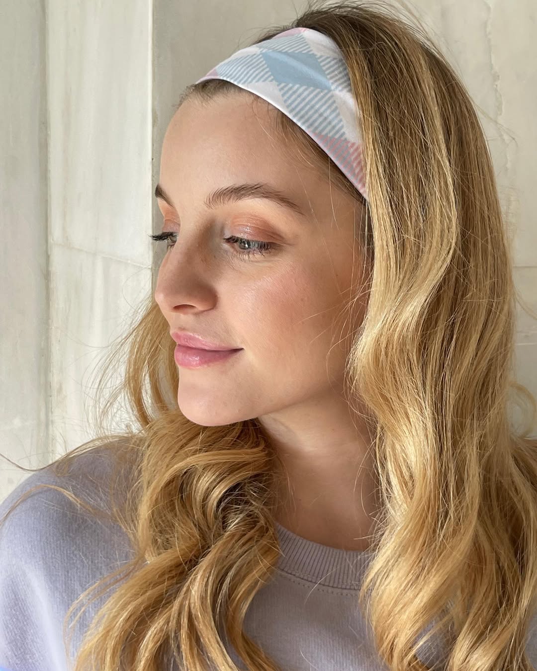 cute school hairstyle with a headband