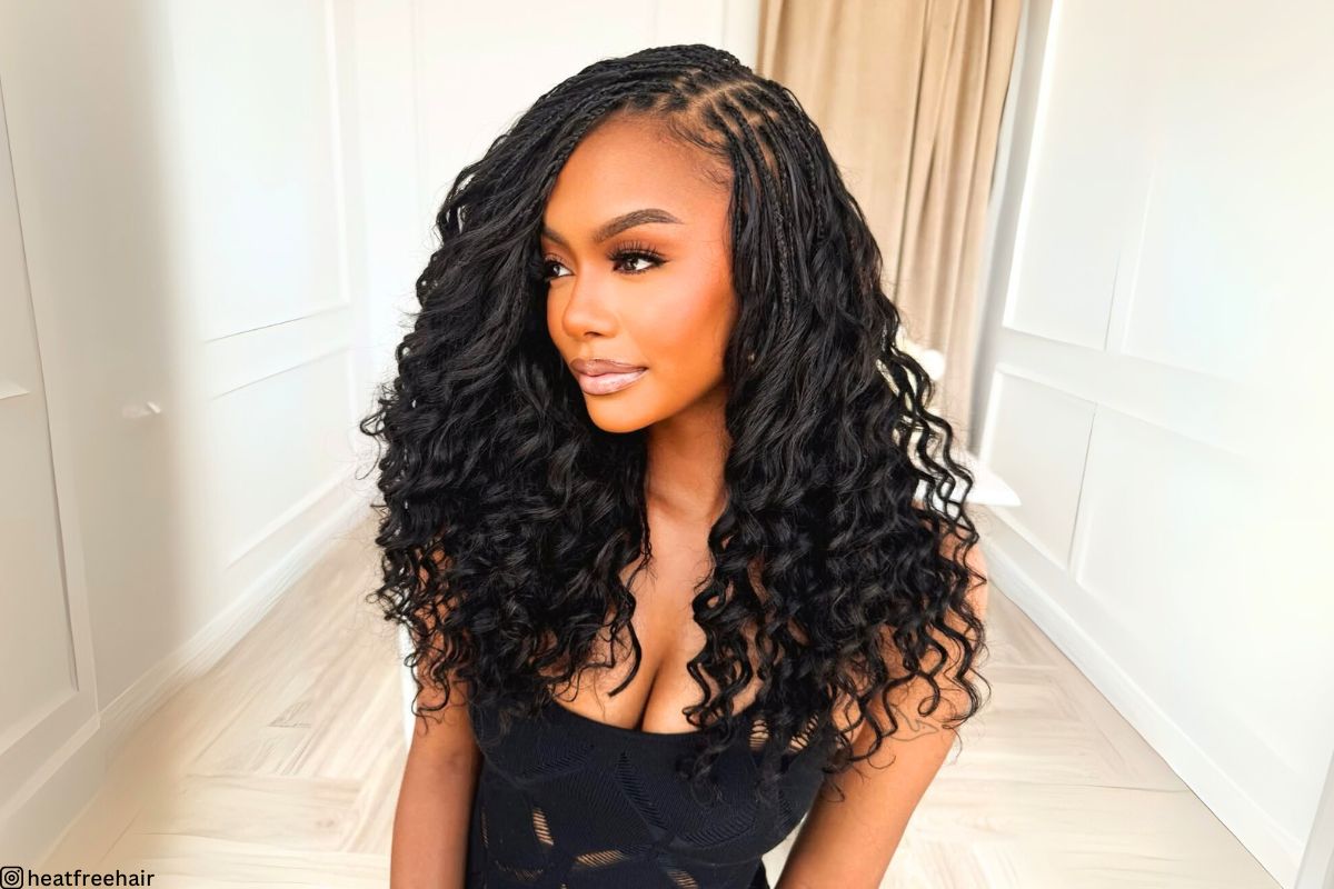 boho knotless braids