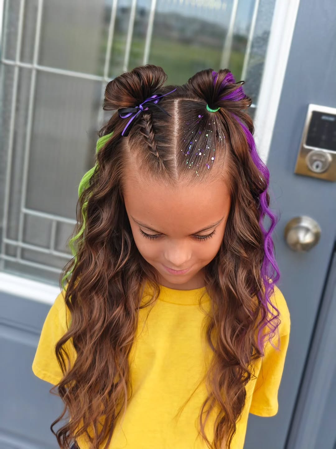 easy hair updo for kids