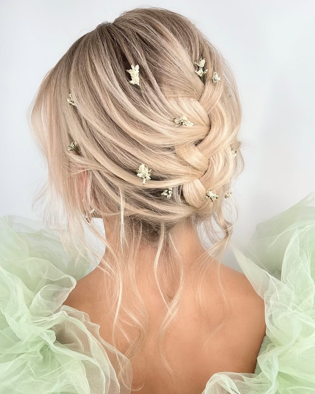 easy updo for short hair