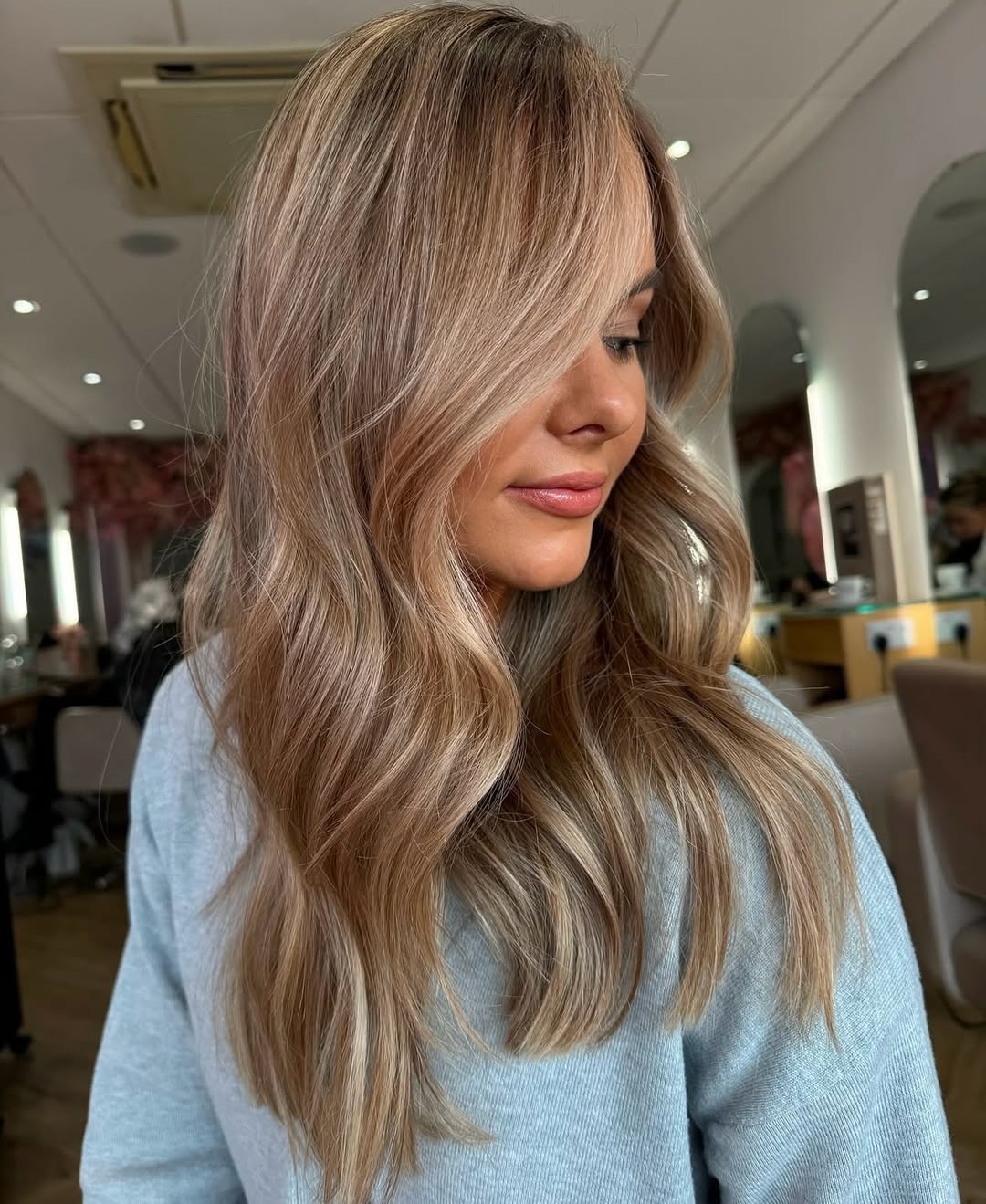 honey brown hair