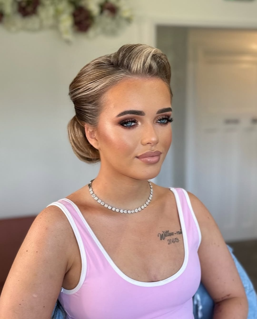pin-up updo for wedding