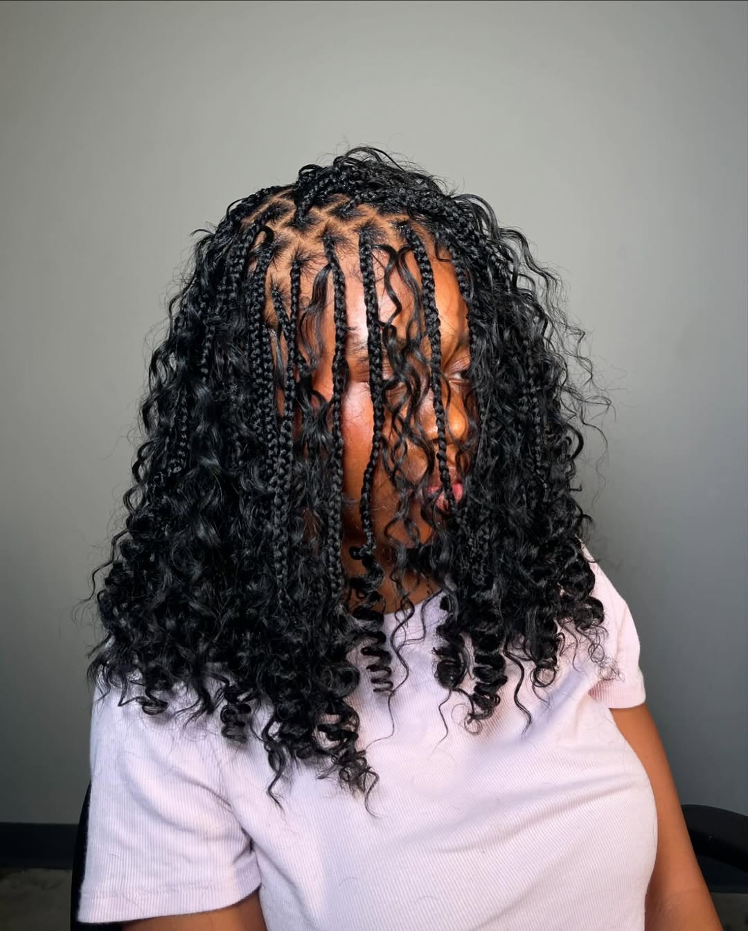 small bob boho braids