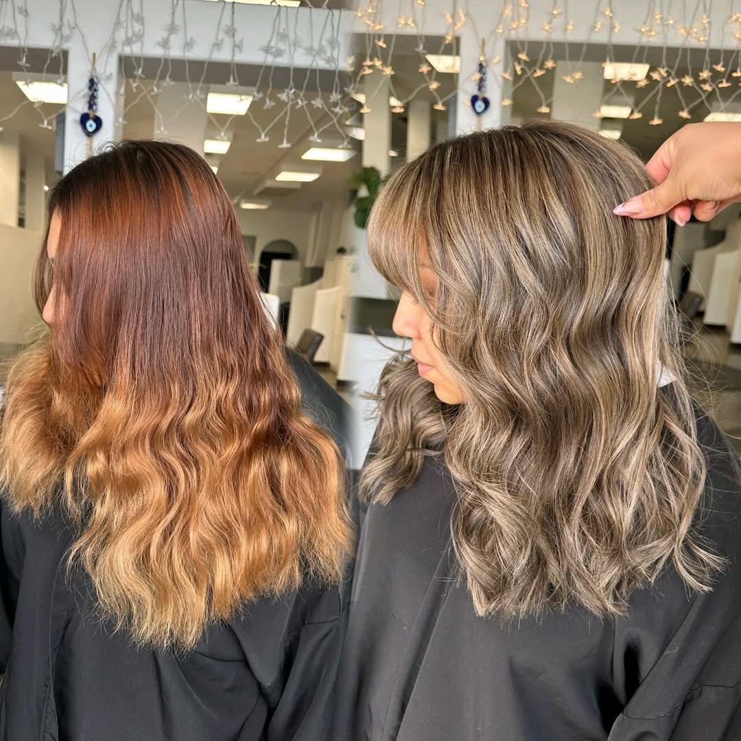 honey brown hair transformation