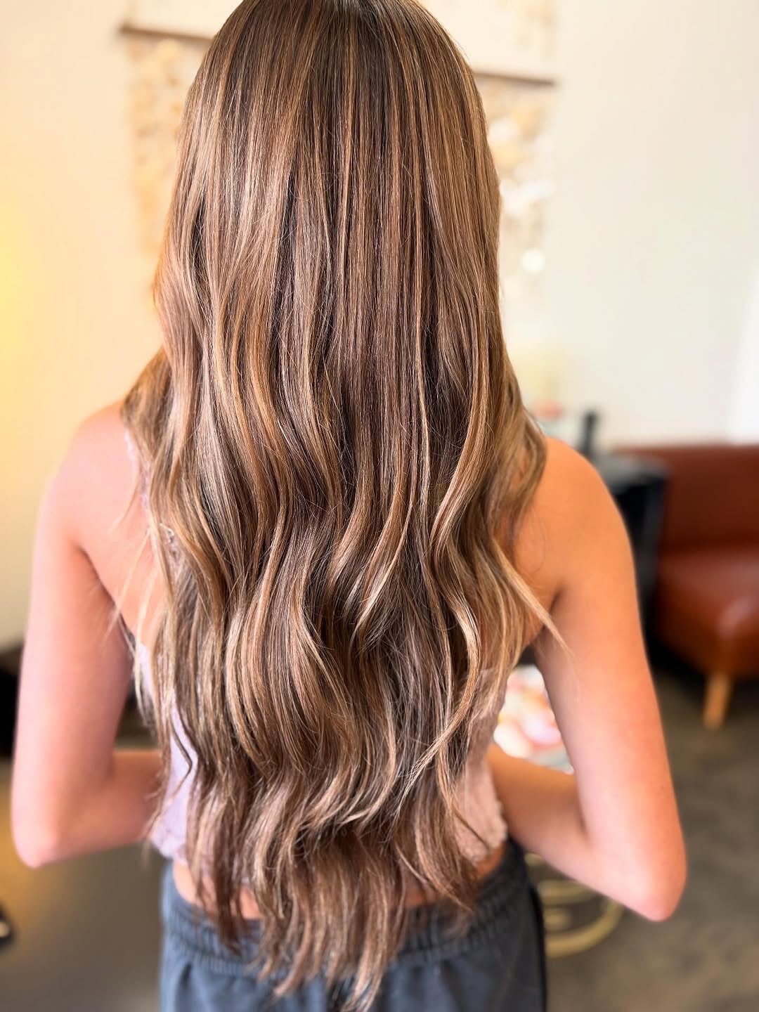 long honey caramel brown hair