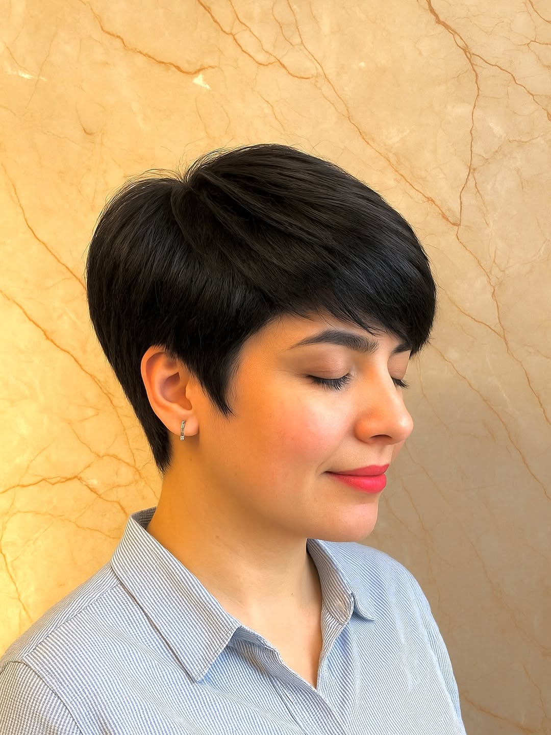 classic short pixie cut