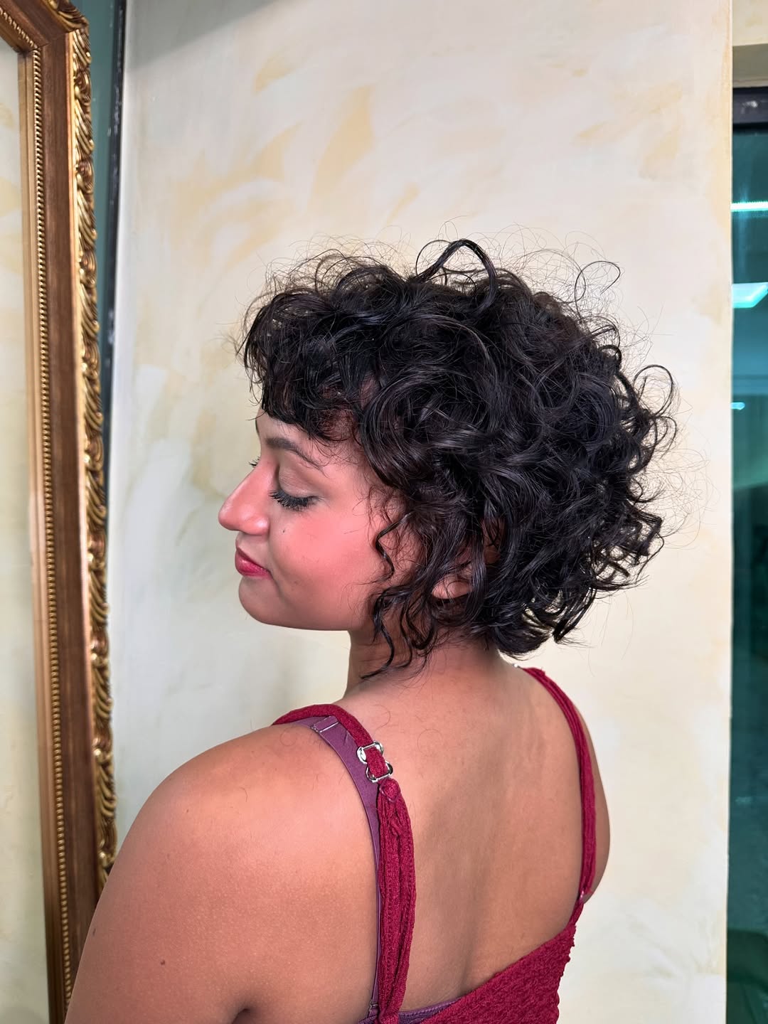 curly shaggy pixie haircut