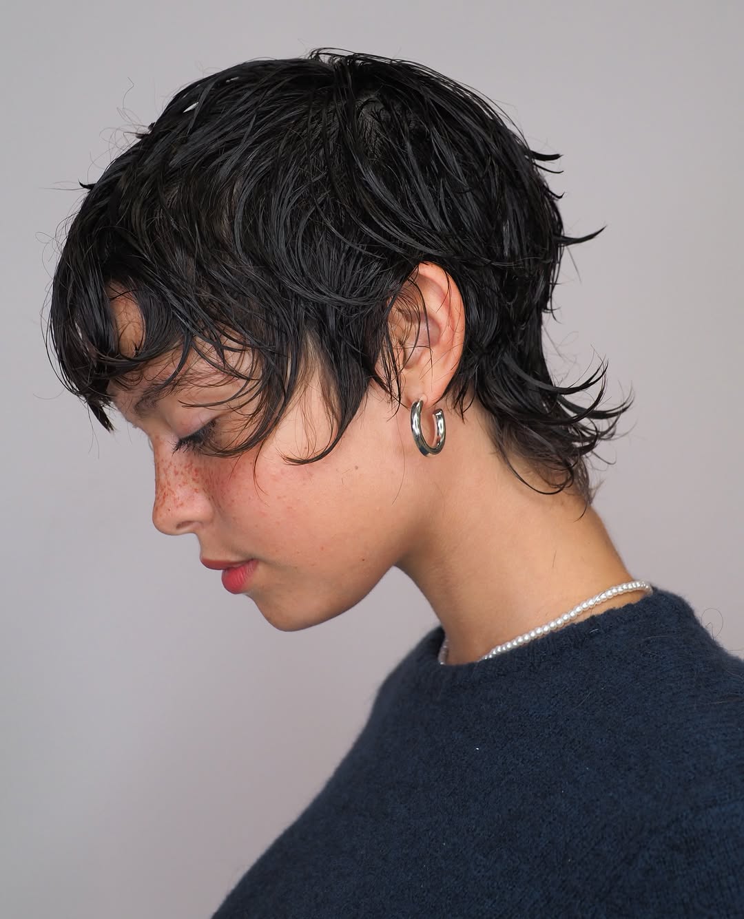 layered pixie cut for thin and fine hair