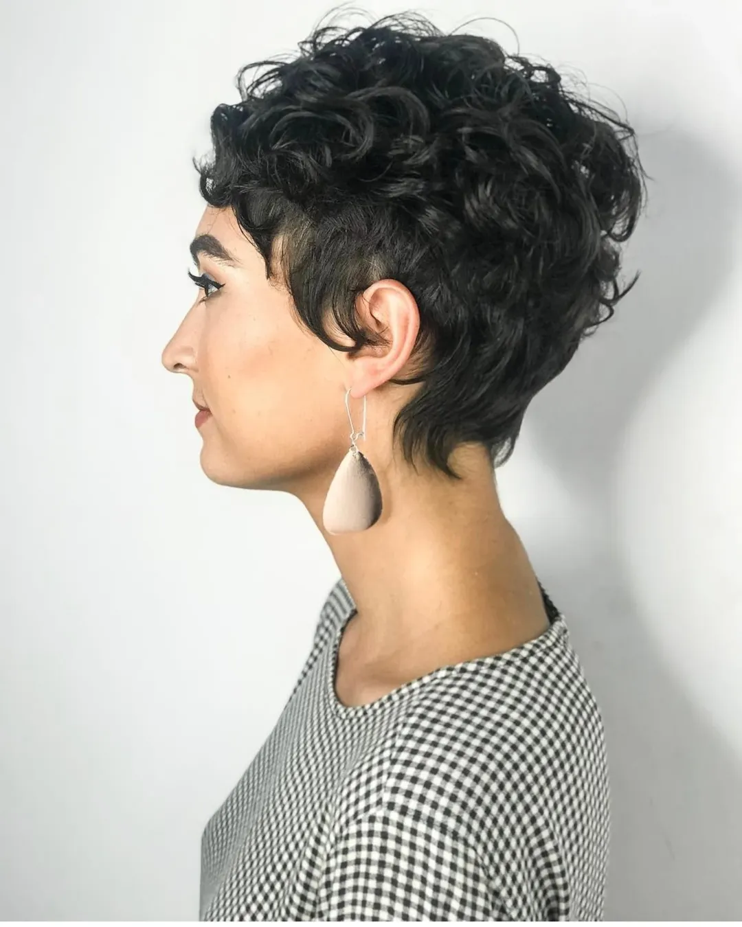 pixie cut for curly hair