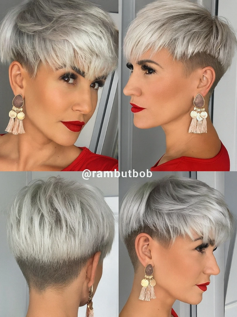 undercut pixie cut for straight hair